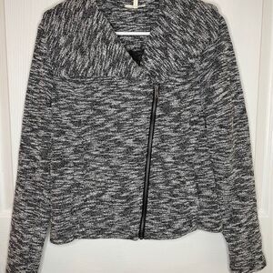 Mystree Asymmetric Skylar Knit Jacket Small